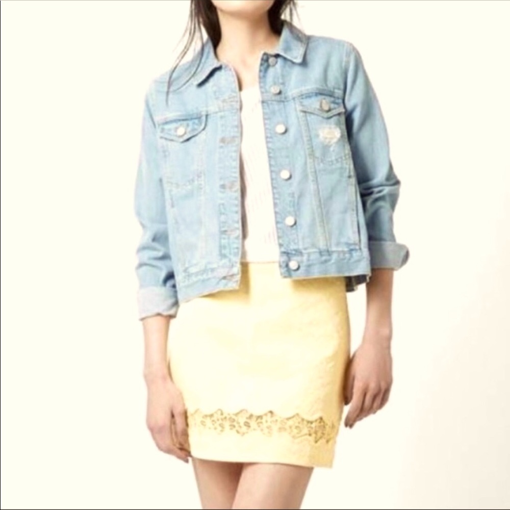 NWT! Beautiful TOPSHOP Yellow Skirt